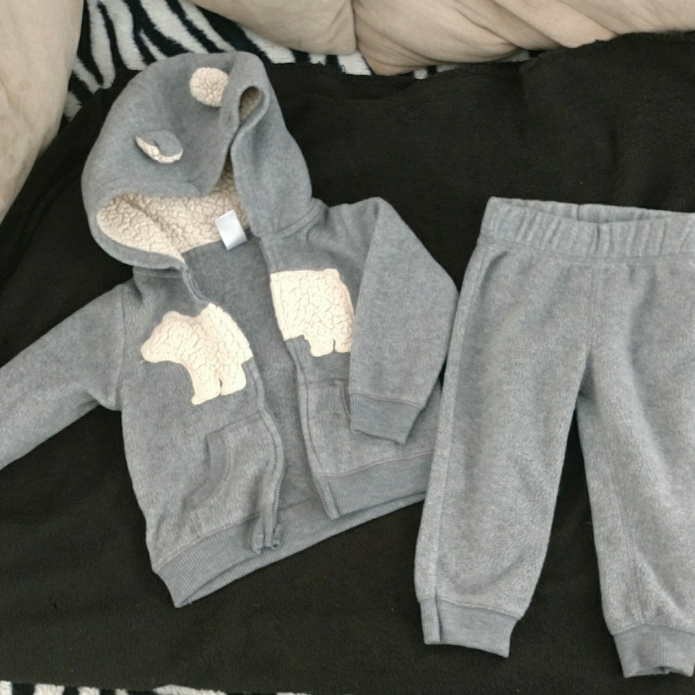 18mth Boys fleece outfit